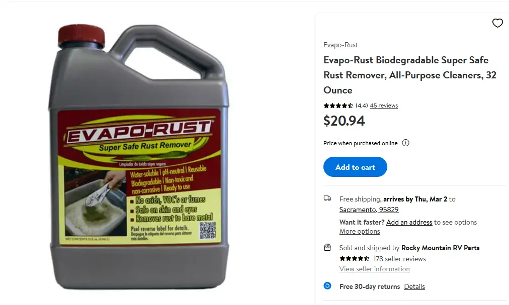 Best Brake Rotor Rust Removal Spray Evapo Rust!