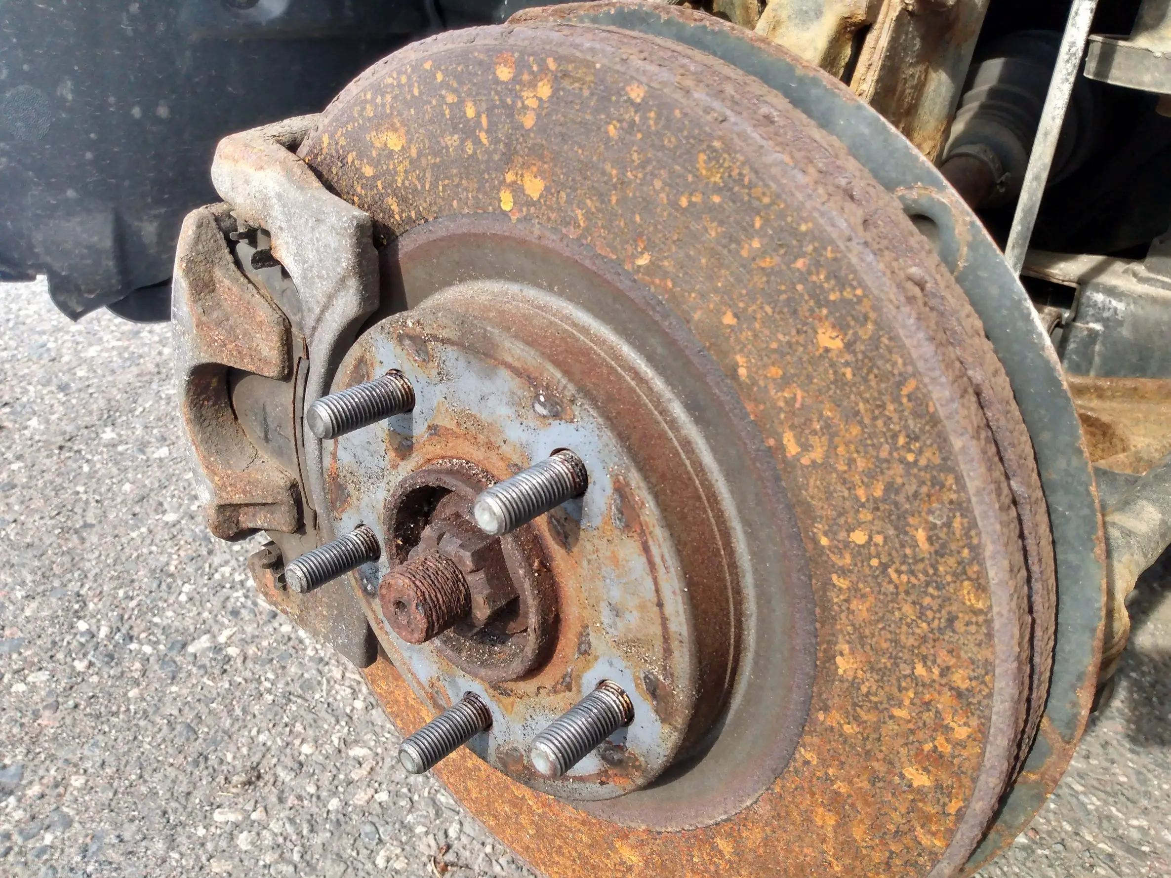 remove rust from brakes
